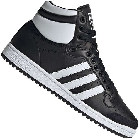 adidas originals hightop schwarz weiß|white high tops Adidas.